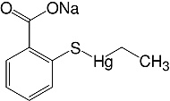 Structure Natriumethyl-mercurithiosalicylat_reinst, Ph. Eur., USP