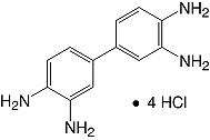 Structure 3,3'-Diaminobenzidin&#183;4HCl&#183;xH<sub>2</sub>O_reinst