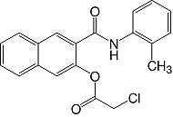 Structure Naphthol-AS-D-chloracetat_rein