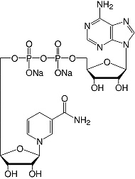 Structure &beta;-Nicotinamidadenindinukleotid reduziert&#183;Na<sub>2</sub>-Salz_reinst