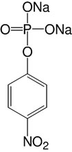 Structure 4-Nitrophenylphosphat&#183;Na<sub>2</sub>-Salz_p.a.