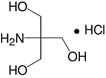 Structure Tris(hydroxymethyl)aminomethan-Hydrochlorid_reinst
