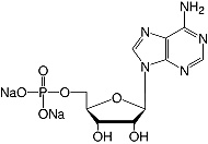 Structure Adenosin-5'-phosphat&#183;Na<sub>2</sub>-Salz_p.a.