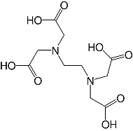 Structure Ethylenediamine tetraacetic acid_analytical grade