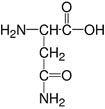 Structure L-Asparagine monohydrate_research grade, Ph. Eur.