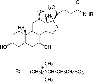 Structure 3-[(3-Cholamidopropyl)dimethylammonio]-1-propanesulfonate_research grade