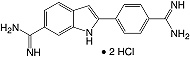 Structure 4',6-Diamidino-2-phenylindole&#183;2HCl_analytical grade