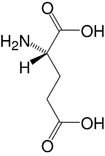 Structure L-Glutamic acid_research grade, Ph. Eur.
