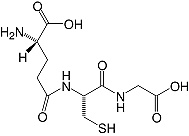 Structure L-Glutathione (reduced form)_cryst. research grade