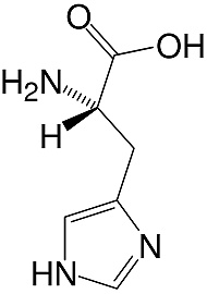 Structure L-Histidine base_research grade, Ph. Eur., USP
