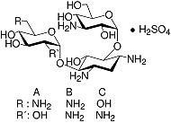 Structure Kanamycin acid sulfate_research grade, BP
