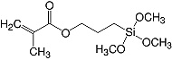 Structure 3-Methacryloxypropyltrimethoxysilane (Bind-Silane)_
