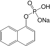 Structure 1-Naphthyl phosphate&#183;Na-salt_analytical grade