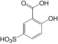 Structure 5-Sulfosalicylic acid_analytical grade