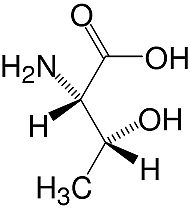 Structure L-Threonine_research grade, Ph. Eur.