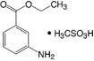 Structure 3-Aminobenzoic acid ethyl ester&#183;methanesulfonate_pure